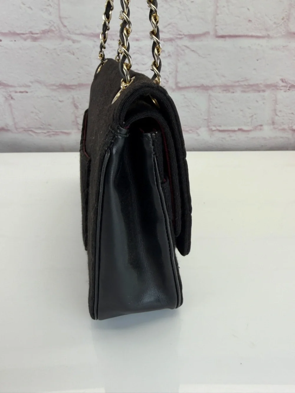 Chanel Classic Medium Jersey Double Flap Bag
